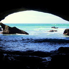 View from inside Waenhuiskrans Cave